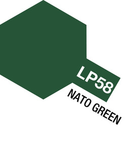 Tamiya Paint - Hobby Kits - Lacquer LP-58 Nato Green 6@2.90 - 82158