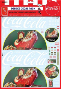 Model Kits Accessories - Vintage Coca-Cola Santa Decal - 35