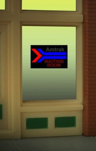 Miller Engineering - O/Ho Amtrak Window Sign - 8900