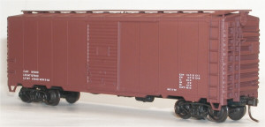 Accurail - Ho 40' Aar Steel Boxcar Red Da - 3598