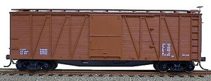 Accurail - Ho 40' Ob Boxcar W/se Data Red - 4398