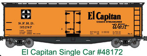 Accurail - Ho 40'Wood Reefer El Capitan - 48172