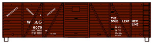 Accurail - Ho 40' Wood Boxcar Wag - 80951
