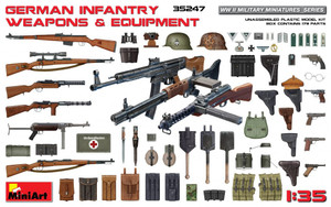 Mini Art Models - WWII German Infantry Weapons & Equi 1:35 - 35247