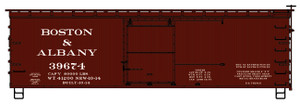 Accurail - Ho 36' Dbl Sht Wood Boxcar B&A - 1306