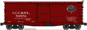 Accurail - Ho 36' Dbl Sht Wood Boxcar Ccc - 1310