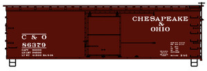 Accurail - Ho 36'Ds Wood Boxcar C&O - 1403