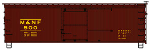 Accurail - Ho 36'DS Wood Boxcar Morehead&North Fork - 1409