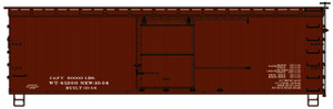 Accurail - Ho 36'Dbl Sht Wood Boxcar Data - 1799
