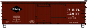 Accurail - Ho 36'Dbl Sht Wood Boxcar P&R - 1805
