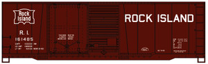 Accurail - Ho 40'Combination Door Steel Boxcar RI - 3820