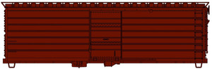 Accurail - Ho 40'SD LDS Boxcar Undec - 3990