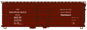 Accurail - Ho 40'SD LDS Boxcar MILW Elec Olympians - 3992