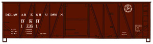 Accurail - Ho 40' Ob Wood Boxcar D&H - 4329