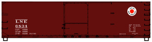 Accurail - 40' Ds Wood Boxcar L&Ne 6834 - 4643