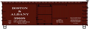 Accurail - Ho 36' Dbl Sht Wood Boxcar B&A - 13061