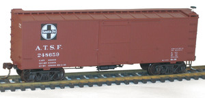 Accurail - Ho 36' Ds Wd Boxcars Santa Fe - 80971