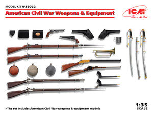 ICM Models - American Civil War Weapons + Equip 1:35 - 35022