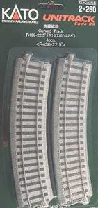 Kato - Ho R430 16 7/8 Curve Track 4pk - 2260