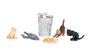 Bachmann - O Cats W/garbage can - 33157