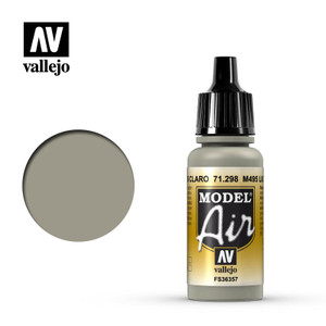 Vallejo Acrylic Paints - Mod Air M495 Light Grey 17ml 6 - 71298