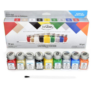 Testors Paints - Acrylic Value Paint Set (9196) - 281235