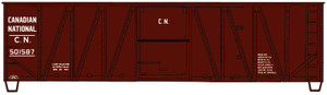 Accurail - Ho 40'SS Wood Boxcar CN - 4121