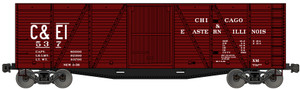 Accurail - Ho 40'Wood Boxcar C&Ei - 7207