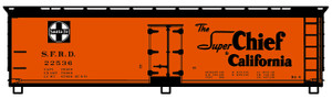 Accurail - Ho DS Boxcar Santa Fe Super Ch - 48143