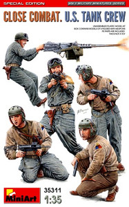 Mini Art Models - Close Combat US Tank Crew 5pc 1:35 - 35311