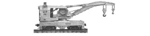 Tichy Train Group - N 120ton Wrecking Crane Kit - 2700