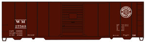 Accurail - Ho 40' Steel Boxcar Wm - 3555