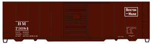 Accurail - Ho 40' Sd Steel Boxcar B&M - 3556