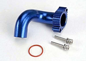 Traxxas R-C - Header,blue anodized aluminum - 5287