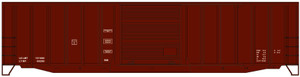 Accurail - Ho Steel X Post Box Car Data Modern - 56991