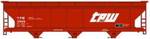 Accurail - Ho 3-Bay ACF Cvd Hopper TP&W - 2117