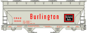 Accurail - Ho 2-Bay ACF Cvd Hopper CB&Q - 2208