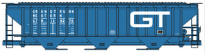 Accurail - Ho 3-Bay Cvd Hopper  Gtw - 6527