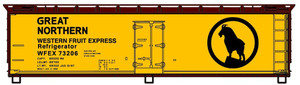 Accurail - HO 40' Wood Refrigerator WFE GN - 81501