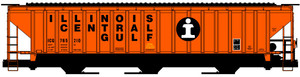 Accurail - Ho PS Cvd Hopper ICG - 81493