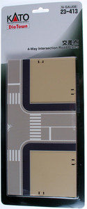 Kato - N 4-way Intersection Road Plat - 23413