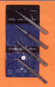 Excel Hobby Products - 4pc TweeZers Pouch Set - 30416 Excel Hobby Products - 4pc TweeZers Pouch Set - 30416