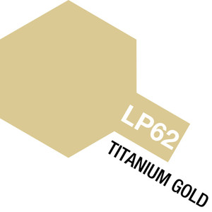 Tamiya Paint - Hobby Kits - Lacquer LP-62 Titanium Gold 6@2.90 - 82162