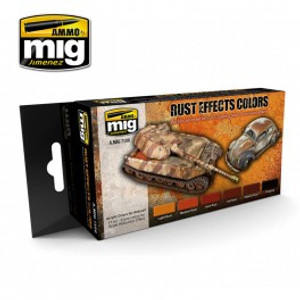 Mig Ammo Books - Rust Effects Colors Set - 7106