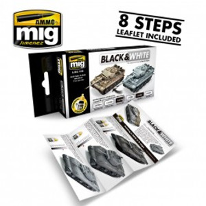 Mig Ammo Books - Black & White Technique Set - 7128