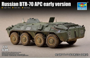 Trumpeter Models - Russian Btr70 Armr Carrier1:72 - 7137