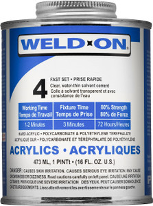 Plastruct - WOC-3 Weld-On #4 Acrylic 16oz - 4