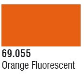 Vallejo Acrylic Paints - Orange Fluorescent 17ml 6p - 69055