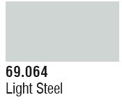 Vallejo Acrylic Paints - Light Steel 17ml 6p - 69064