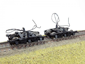 Rapido Trains - Ho Buckeye Trucks W/elec Pickups - 102111